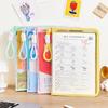 Clear PVC File Case Water Resistant File Organiser With Handle Letter Size Document Folder For Business School Document