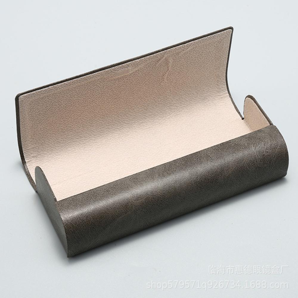 Optical Eyewear Holder Synthetic Travel Glasses Case Sunglasses Storage Box Spacious Leather Glasses Case For Promotional Item