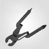 Multifunctional Pliers Stainless Steel Folding Mini Pliers Screwdriver EDC Outdoor Tools Black Carry Tool Knife