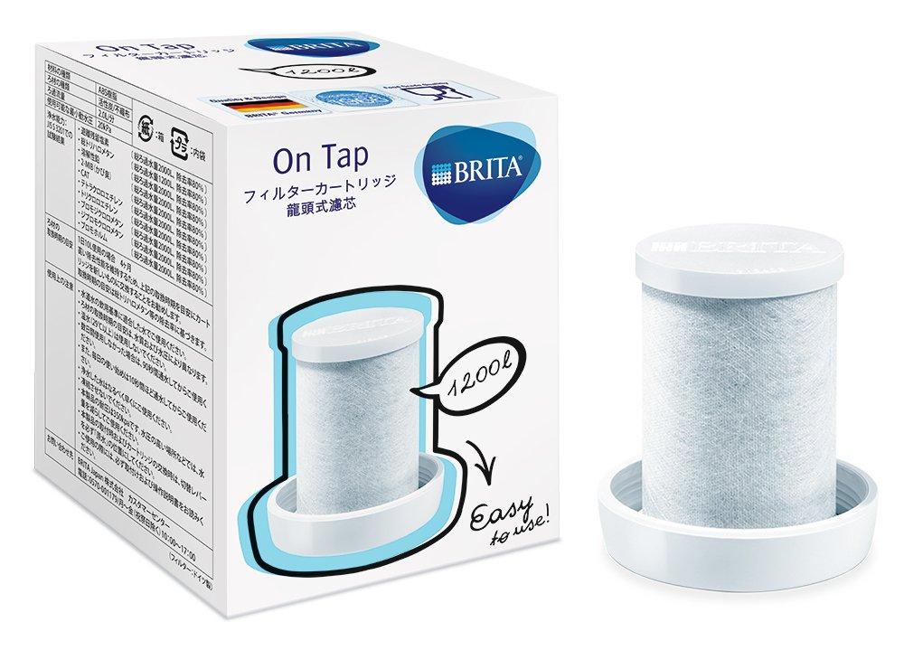 Brita Water Filter Cartridge for Direct-Connect Faucet Taps (1 Cartridge) [Official Japanese Product]
