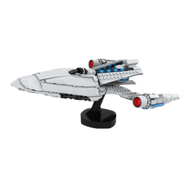 Building blocks Star Trek Protosta spacecraft assembling children's toys as gifts