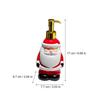 Christmas Soap Dispenser Cartoon Santa Claus Soap Dispenser Empty Bottler Home Christmas Bathroom Restroom Powder Accessories
