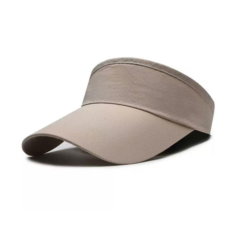 New Unisex Sun Hat with Open Top, Sun Protection, Outdoor Versatile Solid Color 56 58 хаки