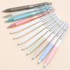 4PCS Ergonomic Pens for Exam Writing Smooth 0.5mm Tip Dark Ink School Office Supplies Night Visibility Design