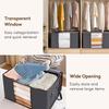 1/3/6 Pcs Large Capacity Clothes Storage Bag Foldable Blanket Storage Containers for Organizing Bedroom Closet