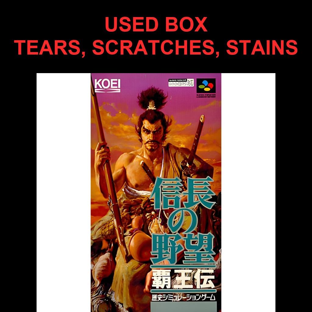 Used Nobunaga's Ambition: Lord of Darkness (Nobunaga no Yabou - Haouden) SFC SNES Super Famicom SHVC-NK tested working Nintendo Strategy Koei NTSC-J