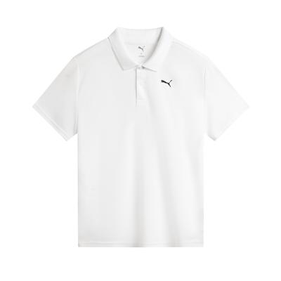 Schmale Passform Schnelltrocknend Mode Weiches Sport-Poloshirt Unisex Oberteile Weiß 521933-52