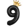Balon Folie Număr Curcubeu 32 Inch Balon Digital Mini Număr Balon Folie Metalică pentru Petrecere Zi de Naștere Nuntă Decor Fundal
