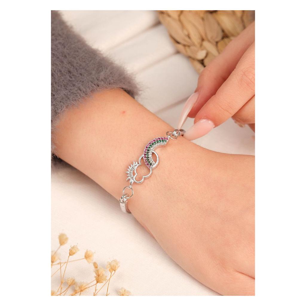 Vergoldetes massives Damenarmband