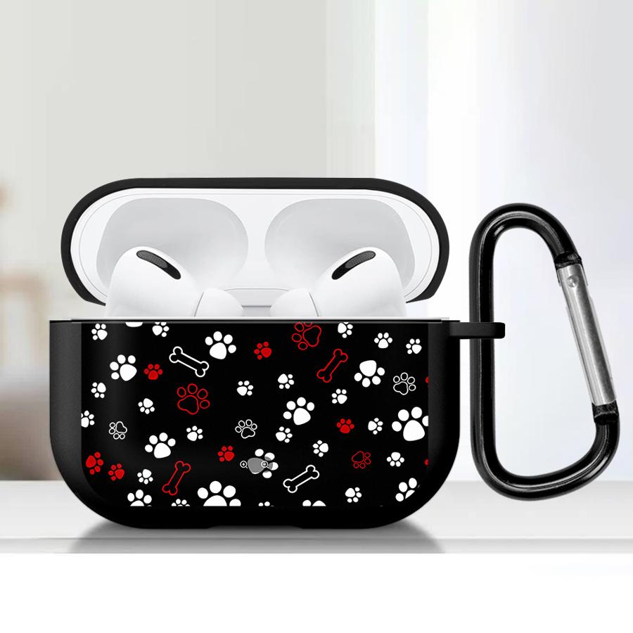 Kopfhörer Hüllen Abdeckung Hülle Für Airpods 3 2 Pro Pro2 1 Pro3 4 Schwarz Knochen