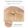 Lolita Short Bobo Hair Hair Extension Synthetic Wigs with Bangs Blond Anime Cosplay Wigs  Daily