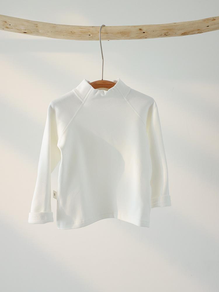 

Kids Thick Velvet Winter Raglan Base Layer Long-Sleeve T-Shirt 150 cm вершковий