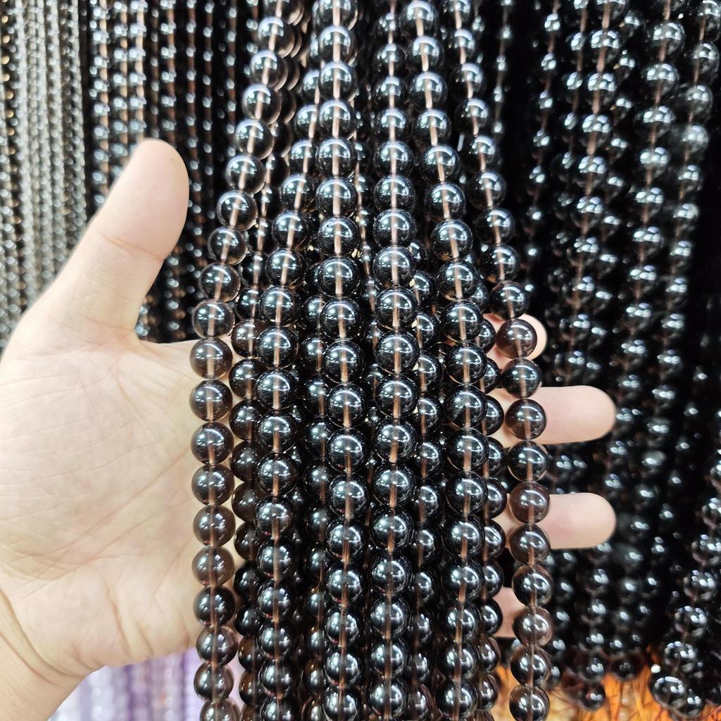 Obsidian Round Bead Loose Jewelry Accessory for DIY Bracelet/Necklace.