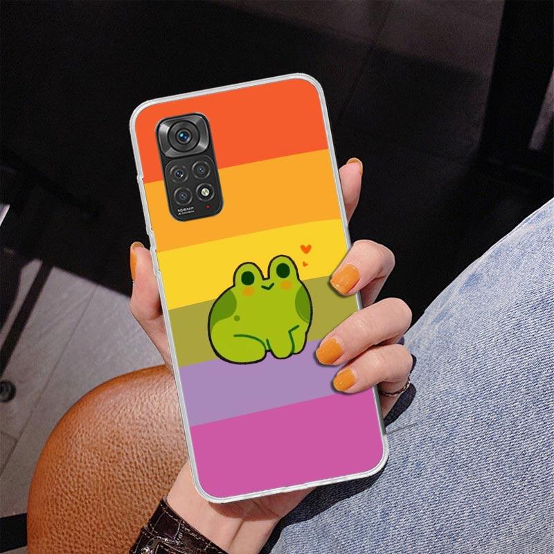 Cottagecore Frog Mushroom Kawaii Phone Case For Xiaomi Redmi Note 15 14 13 12S 12 11 Pro Plus 14S 11S 11E 10 10S 11T 5G Personal
