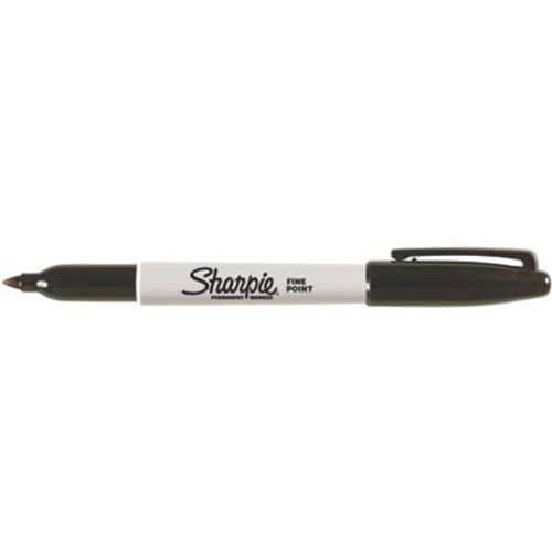 Sharpie Fine Point Permanent Marker (Black)