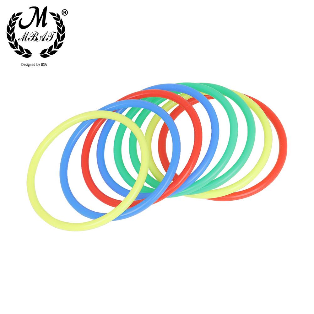 M MBAT Hoop Ring Outdoor Game Toy Toss Quoits Cross Garden For Children Gift Plastic Ring Throwing Ferrule Funny Kids Sport Toys