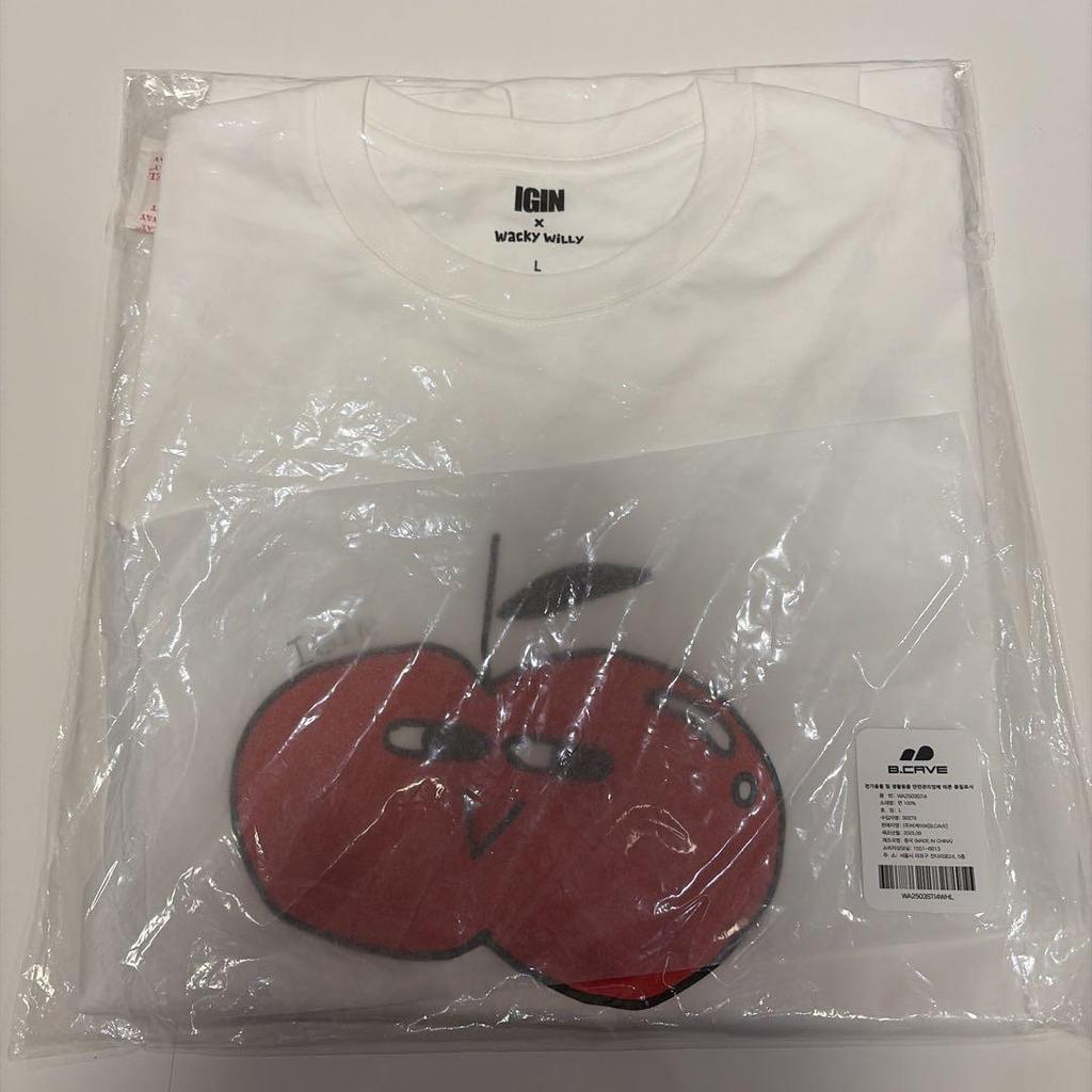 [USED] IGIN Wacky Willie Collaboration T-Shirt A L BTS