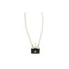 Chanel Fashion Elegant Trendy Metal Necklace Women necklace Gold Black Pearl-White AB9848-B09917-NL697