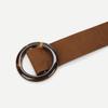 Womens Faux Leather Belt With Round Buckle Perfect For Work And Casual Outfits