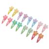 32pcs Resin Dog Hair Bow 3.5CM Size Dog Grooming Accessory Easy Use Pet BB Clip  Daily Wear