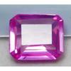 Natural Pink Sapphire Loose Gemstone Emerald Shape 6.00 Ct September Birthstone for Gem Collections