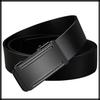 [White Fang] Belt, Automatic Buckle, Genuine Leather, Business, Casual, Alloy, Simple, Gift, Formal, Men's BTA430 (Black)