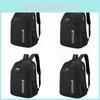 Letter Backpack S Waterproof Wear Resistant Zipper Adjustable Shoulder Strap