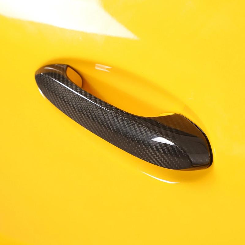 Real Carbon Fiber For BMW Z4/ For Toyota GR Supra A90 MK5 2019-2026 Car Outside Exterior Door Handle Cover Trim Car Accessories