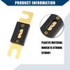 Hihaha Mini ANL Fuse 130A / Car Audio CD Fuse / Durable Plastic and Metal / Set of 2 Gold/Black