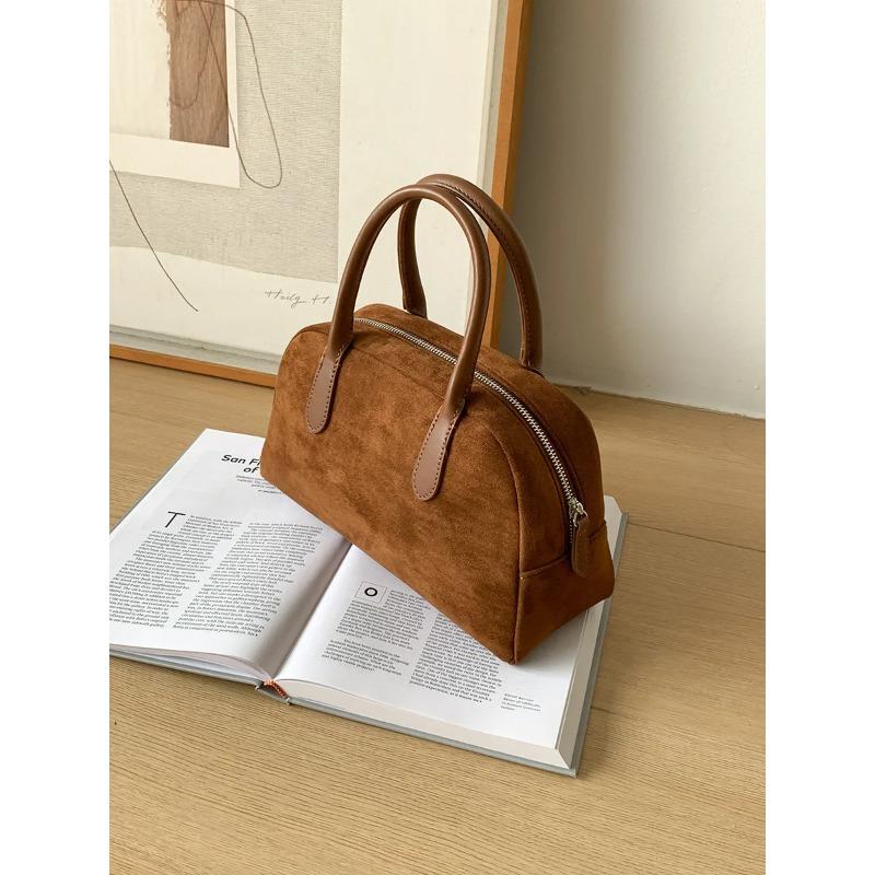 

Сумки женские дизайнерские модные роскошные ретро-сумки Boston Plush Bag зелёный