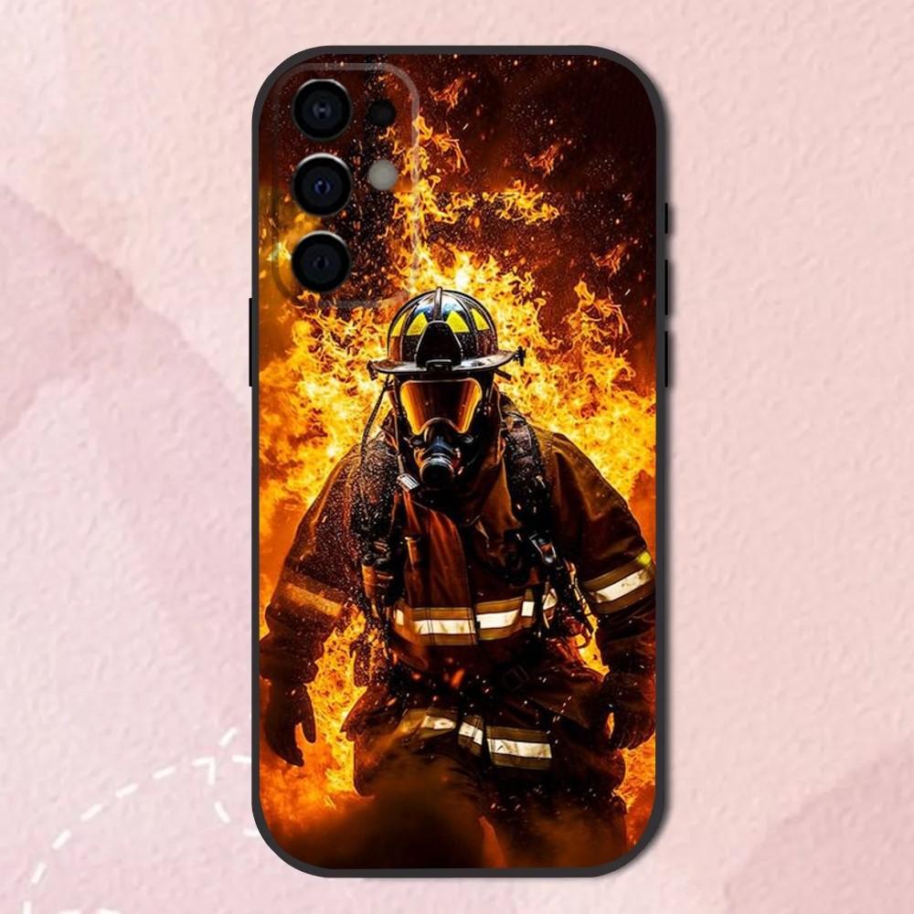 

Fireman Firefighter Phone Case For Samsung S24,S21,S22,S23,S30,Ultra,S20,Plus,Fe,Lite,Note,10,9,5G Black Soft Cover Samsung S235G