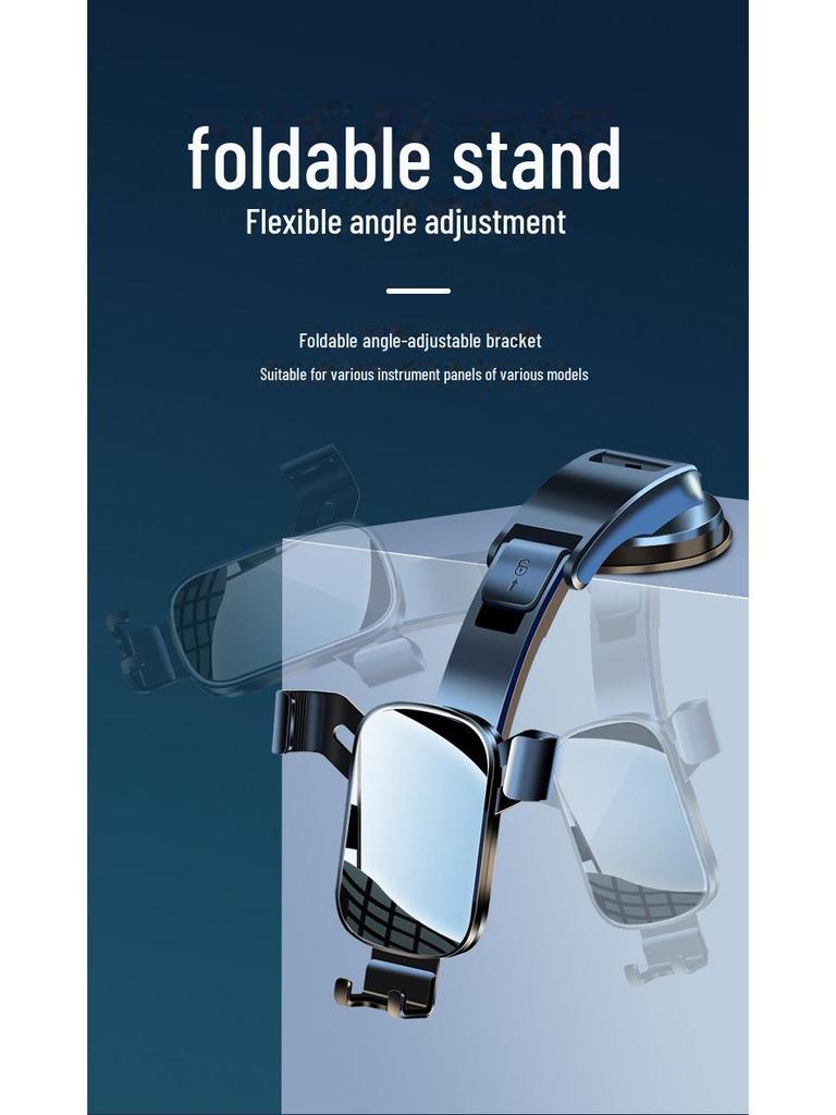 Alloy Gripper Car Vent Phone Holder with Fan Blade Hook