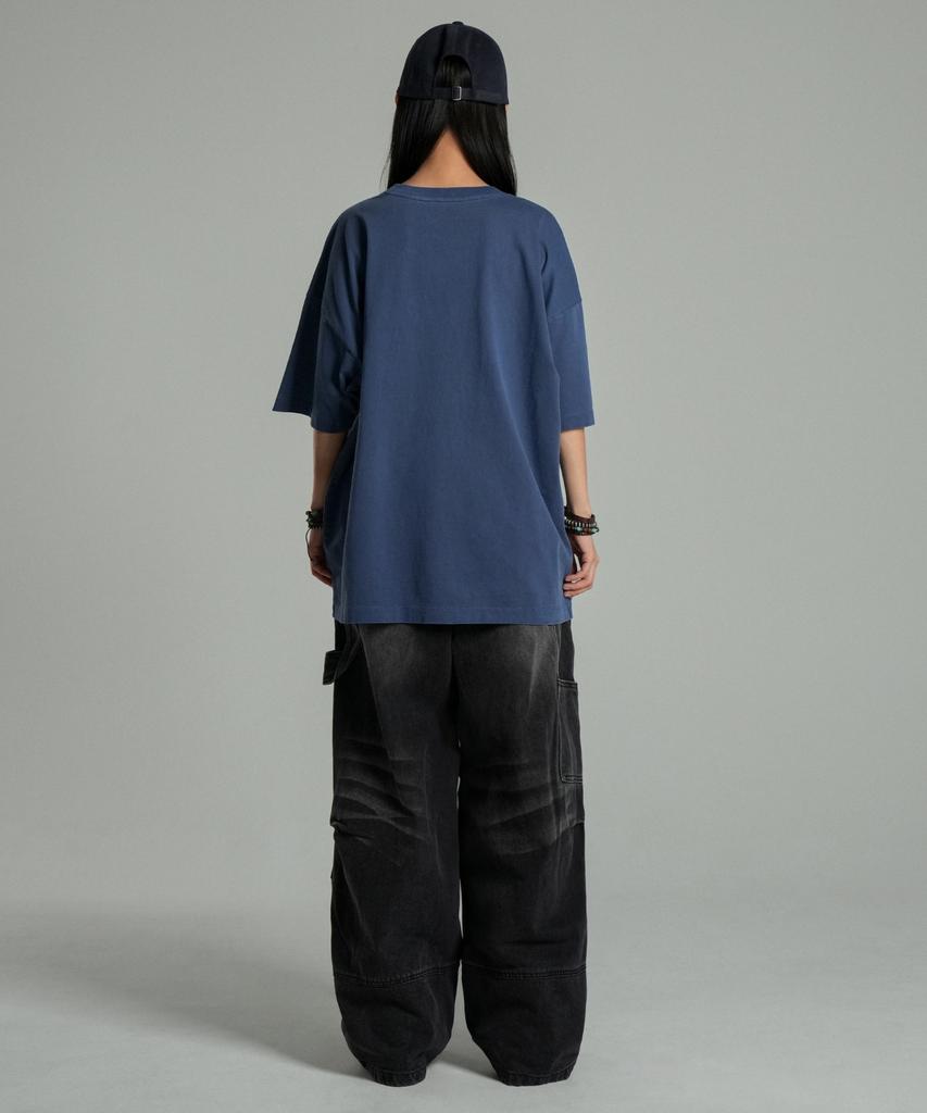 IDWS Swift Symbol Dying T-Shirt Deep Blue