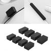 2026 4PCS/8PCS Magnetic Car Door Anti-collision Protection Strip Black Body Anti-scratch Decorative Protector Car Stickers