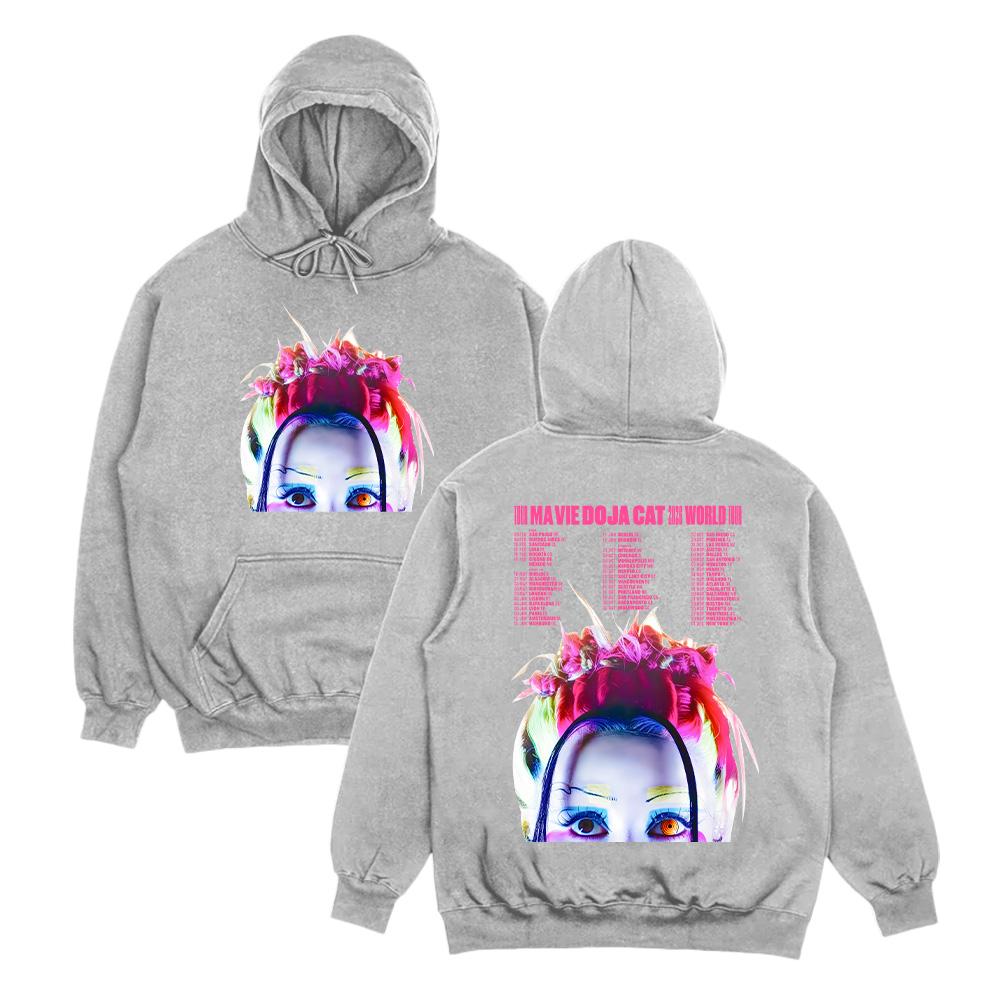 Y2k Hip Hop Hoodies Doja Cat 2026 Welttournee Pullover Lässig Locker Unisex Kleidung Mode Vielseitiges Sweatshirt Lässig