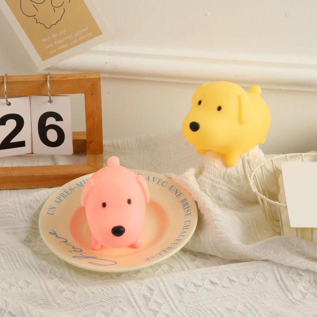 Welpen-LED-Nachtlicht, wiederaufladbare Nachttischlampe, Kinderzimmer, matschige Lichter für Kleinkinder, Babyzimmer