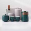 Portable Travel Tea Set Small Set Gift Carry-on Outdoor Tour Kung Fu Brewing Tea Cup Ware Single Camping Fast Guest Cups