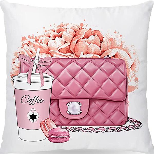 Perfume Bottle Pillow Cover Fashion Women'S Pet Home Sofa Car Ornament French Cushion Cover Premium Durable Quality