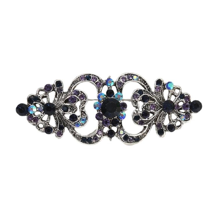 Multipurpose Crystals Bridal Jewelry Retro Floral Brooch Convenient for Weddings Parties Birthday Celebrations