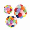 Pet Colorful Plush Toy Playing Ball Dog Puppy Cat Exercise Interactive Training Tool