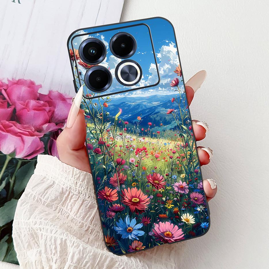 For Infinix Note 40 5G Case X6852 New Luxury Painted Cover Soft Silicone Phone Case For Infinix Note 40 Pro Plus Note40 4G Shell