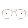 Full Rim Pilot Red Gold Smartbuy Collection Debbie 922c Fashion Unisex Eyeglasses