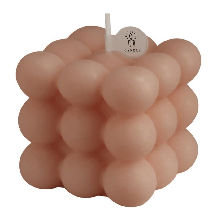 Modern Cube Scented Candle Shaped ChicHome Decor Birthday Gift for Girls