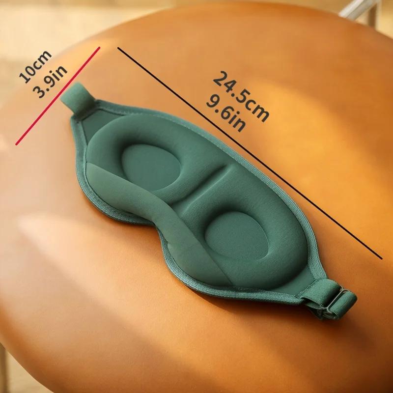 3D Schlaf- und Sonnenschutz 3D Vereinfachte Augenmaske zur Linderung von Müdigkeit, Atmungsaktiv, Druckfrei Mittagsschlaf Raumkapsel Augenmaske