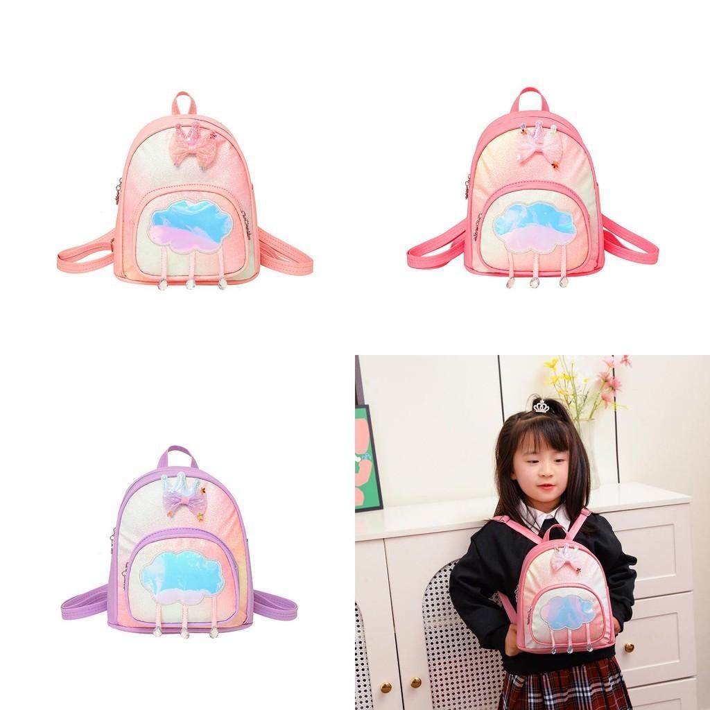 Adorable Floral Pattern Hard Shell Backpack For Kindergarten Kids Unisex