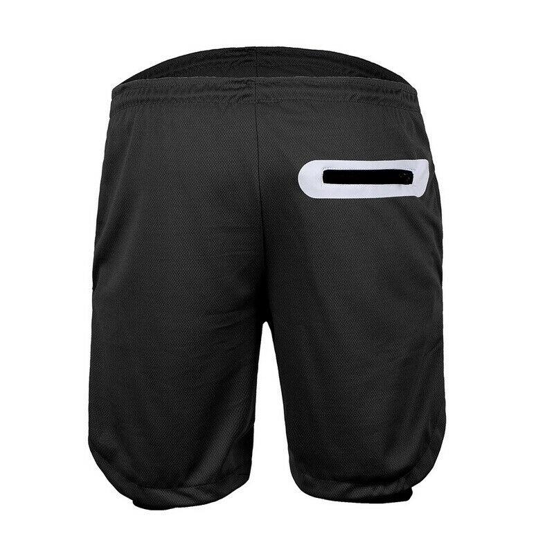 Men's Gym Fitness Bodybuilding Jogging Sport Shorts Casual Pants With Secure Pockets For Enhanced Convenience