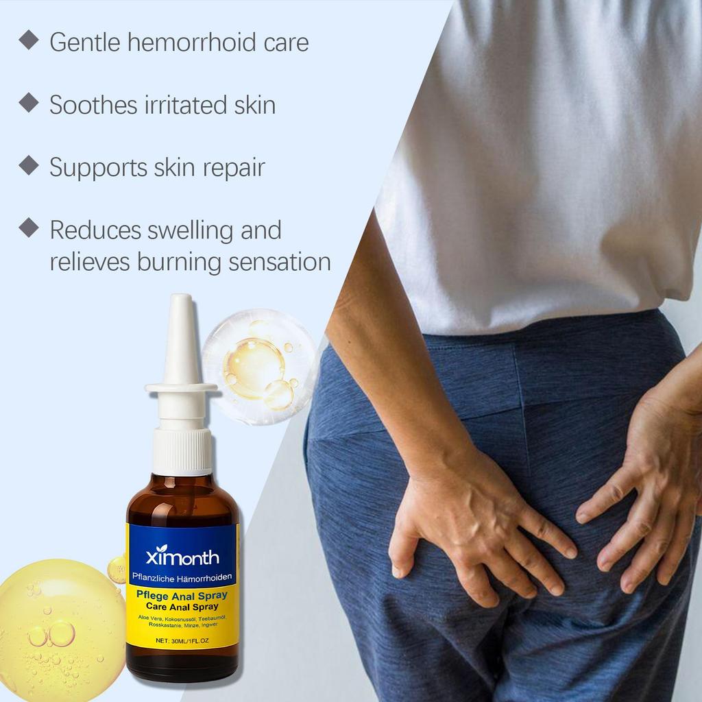 Ximonth Herbal Body Care Spray. Herbal formula for soothing and refreshing skin care. Portable spray