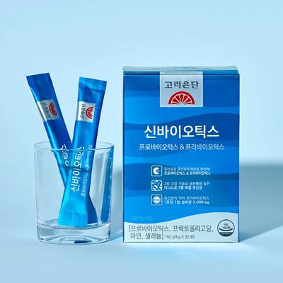 Korea eundan Synbiotika Probiotika & Präbiotika 30 Sticks (1-Monats-Vorrat)