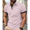 Frühlings- und Sommer-T-Shirt Herren Kurzarm Freizeit-Oberteil Mode-Poloshirt