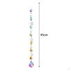 Crystal Hanging Prisms Pendant with Chain Home Decoration Premium Materials Versatile Use up